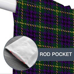 ScotsTee Shop Scottish Austin Wilsons No 173 Tartan Tie Up Valance Curtain