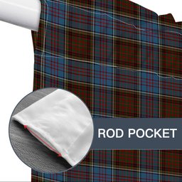 ScotsTee Shop Scottish Anderson MacGregor Hastie 3 Tartan Tie Up Valance Curtain