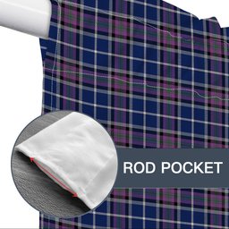 ScotsTee Shop Scottish Alexander of Menstry Modern Tartan Tie Up Valance Curtain