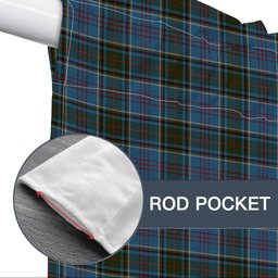 ScotsTee Shop Scottish Anderson Old Makinlay Tartan Tie Up Valance Curtain