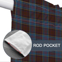 ScotsTee Shop Scottish Anderson Highland Society of London Tartan Tie Up Valance Curtain