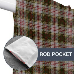 ScotsTee Shop Scottish Anderson Dress Tartan Tie Up Valance Curtain