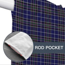 ScotsTee Shop Scottish Alexander of Menstry Tartan Tie Up Valance Curtain