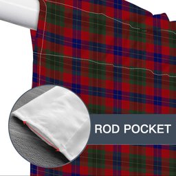 ScotsTee Shop Scottish Abernethy Colerain, USA Tartan Tie Up Valance Curtain