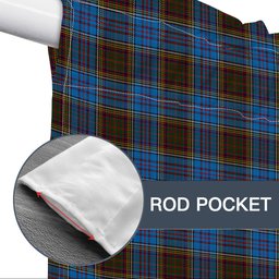 ScotsTee Shop Scottish Anderson Coulson Bonner 2 Tartan Tie Up Valance Curtain