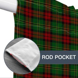 ScotsTee Shop Scottish Blackstock Hunting Tartan Tie Up Valance Curtain