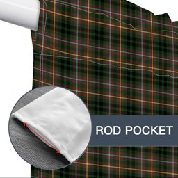ScotsTee Shop Scottish Buchanan Hunting SC Tartan Tie Up Valance Curtain
