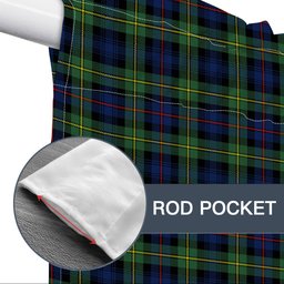 ScotsTee Shop Scottish Baillie Modern Tartan Tie Up Valance Curtain