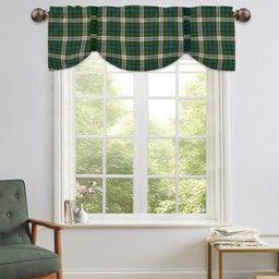 ScotsTee Shop Scottish Blair Dress Ancient Tartan Tie Up Valance Curtain