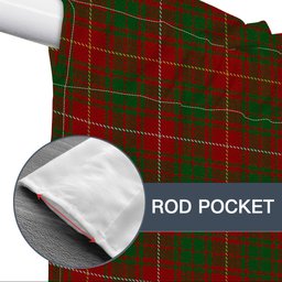 ScotsTee Shop Scottish Bruce Vestiarium Tartan Tie Up Valance Curtain