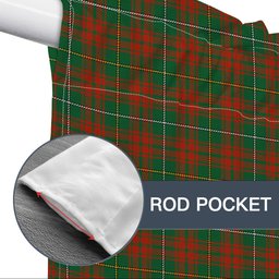 ScotsTee Shop Scottish Bruce Hunting Ancient Tartan Tie Up Valance Curtain