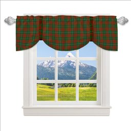 ScotsTee Shop Scottish Bruce Hunting Ancient Tartan Tie Up Valance Curtain
