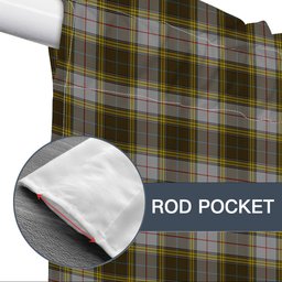 ScotsTee Shop Scottish Buchanan Dress Tartan Tie Up Valance Curtain