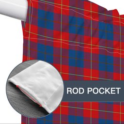 ScotsTee Shop Scottish Blane Tartan Tie Up Valance Curtain