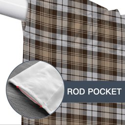 ScotsTee Shop Scottish Baillie Dress Modern Clan Tartan Tie Up Valance Curtain