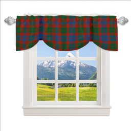 ScotsTee Shop Scottish Black Watch Pipe Band Ancient Tartan Tie Up Valance Curtain
