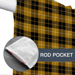 ScotsTee Shop Scottish Barclay Dress Ancient Clan Tartan Tie Up Valance Curtain