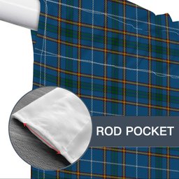 ScotsTee Shop Scottish Bains of Caithness Tartan Tie Up Valance Curtain