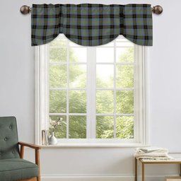 ScotsTee Shop Scottish Bell of the Borders Tartan Tie Up Valance Curtain