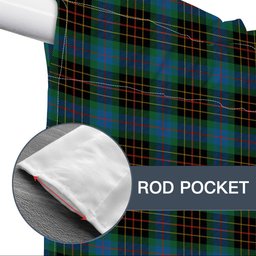 ScotsTee Shop Scottish Brodie Hunting Ancient Tartan Tie Up Valance Curtain