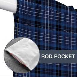 ScotsTee Shop Scottish Brodie Countryfare Modern Tartan Tie Up Valance Curtain