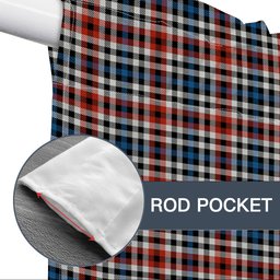 ScotsTee Shop Scottish Bell Border (Bell Southern Bell) Ancient Tartan Tie Up Valance Curtain