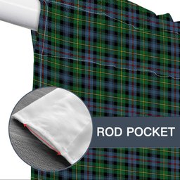 ScotsTee Shop Scottish Baillie of Lamington Modern Clan Tartan Tie Up Valance Curtain