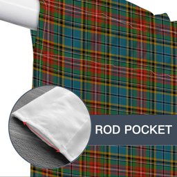 ScotsTee Shop Scottish Beattie (Beatty) Ancient Tartan Tie Up Valance Curtain