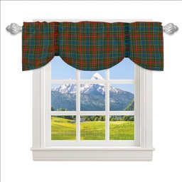 ScotsTee Shop Scottish Beattie (Beatty) Ancient Tartan Tie Up Valance Curtain