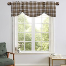 ScotsTee Shop Scottish Baillie Dress Ancient Clan Tartan Tie Up Valance Curtain
