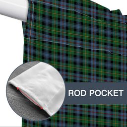 ScotsTee Shop Scottish Baillie of Lamington Ancient Clan Tartan Tie Up Valance Curtain