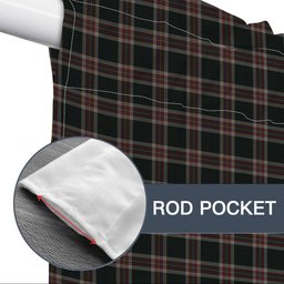 ScotsTee Shop Scottish Christie (London) Hunting Tartan Tie Up Valance Curtain