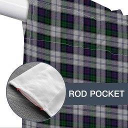 ScotsTee Shop Scottish Campbell of Cawdor Dress Tartan Tie Up Valance Curtain