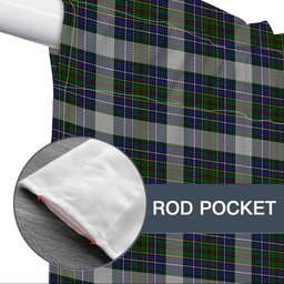 ScotsTee Shop Scottish Cockburn of Ormiston Dress Tartan Tie Up Valance Curtain