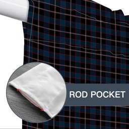ScotsTee Shop Scottish Christie (2016) Tartan Tie Up Valance Curtain