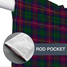 ScotsTee Shop Scottish Cairns of Finavon Tartan Tie Up Valance Curtain