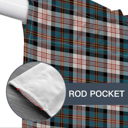 ScotsTee Shop Scottish Cameron of Erracht Dress Ancient Tartan Tie Up Valance Curtain