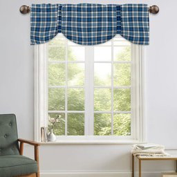 ScotsTee Shop Scottish Craig Paisley Ancient Tartan Tie Up Valance Curtain