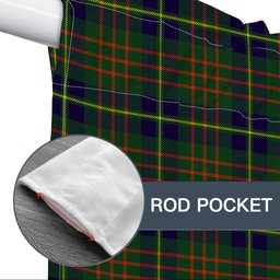 ScotsTee Shop Scottish Cameron of Lochiel Hunting Modern Tartan Tie Up Valance Curtain