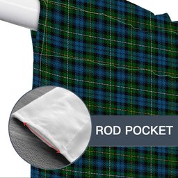 ScotsTee Shop Scottish Campbell of Argyll 02 Tartan Tie Up Valance Curtain