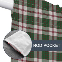 ScotsTee Shop Scottish Crawford Arisaid Dance Modern Tartan Tie Up Valance Curtain