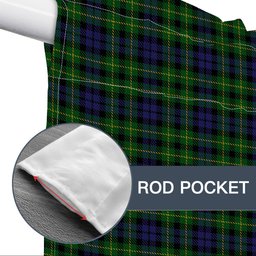 ScotsTee Shop Scottish Campbell of Breadalbane 2 Tartan Tie Up Valance Curtain