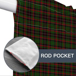 ScotsTee Shop Scottish Cumming Hunting Tartan Tie Up Valance Curtain