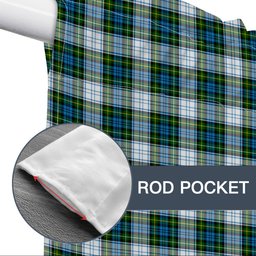 ScotsTee Shop Scottish Campbell Dress Tartan Tie Up Valance Curtain