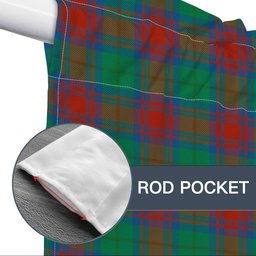 ScotsTee Shop Scottish Cranstoun Dress Ancient Tartan Tie Up Valance Curtain