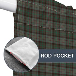 ScotsTee Shop Scottish Cochrane Hunting (1) Tartan Tie Up Valance Curtain