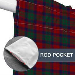 ScotsTee Shop Scottish Fraser of Struy Tartan Tie Up Valance Curtain
