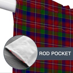 ScotsTee Shop Scottish Fitzgerald Dress Tartan Tie Up Valance Curtain