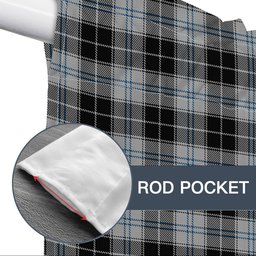 ScotsTee Shop Scottish Forbes Dress Originaux Tartan Tie Up Valance Curtain