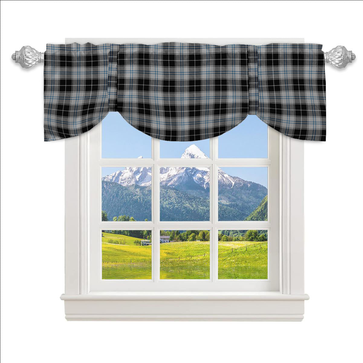 ScotsTee Shop Scottish Forbes Dress Originaux Tartan Tie Up Valance Curtain